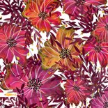 Kleurrijke verjaardagskaart met grote bloemen 2