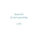 KNGF bedankkaart puppy en lichtjes 3