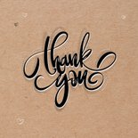 Kraftlook bedankkaart engels thank you handlettering 2