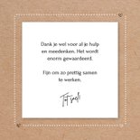 Kraftlook bedankkaart engels thank you handlettering 3
