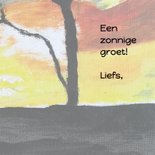 Kunstkaart van een fantasielandschap 3