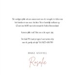 Lentefeest uitnodiging stijlvol rozenkwarts minimalistisch 3