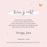 Lentefeestje uitnodiging bloemen vlinders 3