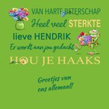 Leuke beterschapskaart met opkikkers en bloemen 3