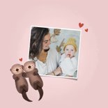 Leuke moederdag kaart otters 'Love you like no otter' 2