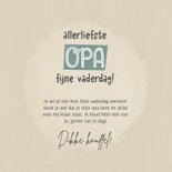 Leuke vaderdag kaart voor je opa met patroon en typografie 3