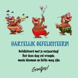 Leuke verjaardagskaart met leuke grappige dieren 3