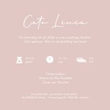 Lief en hip geboortekaartje met illustratie van een ooievaar 3