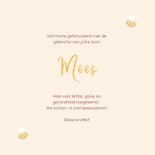 Lief felicitatiekaartje geboorte met boom en wiegje 3