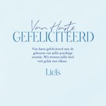 Lief felicitatiekaartje met zeepaardjes voor een jongen 3