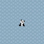 Lief geboortekaartje met baby in onesie en pandabeertje Achterkant