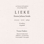 Lief geboortekaartje met sneeuwklokjes geboortebloem januari 3