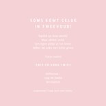 Lief geboortekaartje met twee zwaantjes roze 3