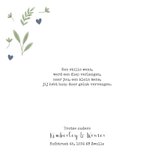 Lief geboortekaartje met walvis en hartjes voor jongen 2