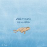 Lief geboortekaartje met zeedieren 2