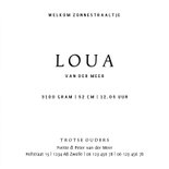 Lief geboortekaartje met zonnetje stipjes en goud 3