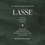 Lief geboortekaartje waterverf lijntekening blokjes abc 3