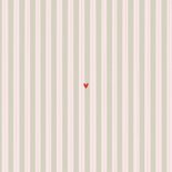 Lief kerstkaartje beer met strik strepen kerstknuffel Achterkant