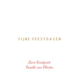 Lief kerstkaartje kleur hart 3