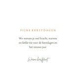 Lief kerstkaartje met vogeltje en lichtpuntjes 3