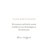 Lief kerstkaartje met vogeltje en lichtpuntjes 3