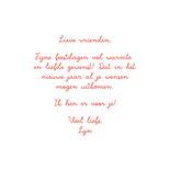 Liefdevolle kerstkaart met de maan en sterren 3