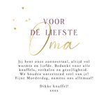 Liefdevolle moederdagkaart liefste oma hartjesconfetti foto 3