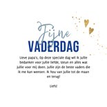 Liefdevolle vaderdagkaart liefste papa’s collage hart goud 3