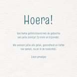 Lieve felicitatiekaart geboortje zoontje olifantje planten 3