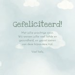 Lieve felicitatiekaart met vliegtuigje en dieren 3