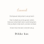 Lieve hondenkaart van klein hondje met bloemenkrans op kop 3