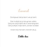 Lieve hondenkaart van klein hondje met bloemenkrans op kop 3