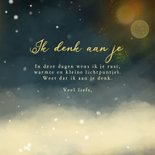 Lieve kerstkaart om iemand licht en liefde te wensen 3