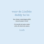 Lieve vaderdagkaart daddy to be met gans en ei 3