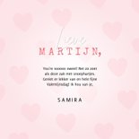 Lieve Valentijnskaart hartjes & snoephartje You're so sweet! 3