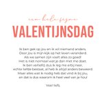 Lieve valentijnskaart met 2 getekende hartjes met ogen 3