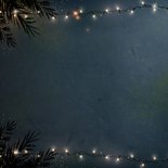 Luxe zakelijk bedankkaart kerst met goudlook typografie  2