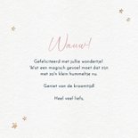 Magische felicitatiekaart met konijntje uit hoed 3
