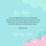 Magische unicorn verjaardagskaart 3