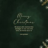 Merry christmas sneeuwvlok typografie met goudfolie 3