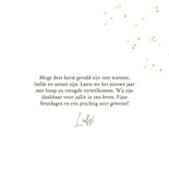 Minimalistische kerstkaart liefdevolle feestdagen foto ster 3