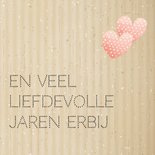 Mo Cards felicitatie verjaardagskaart lief met hart - vrouw 3