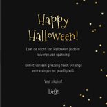 Moderne kaart Spooky Halloween pompoen sterren goud  3