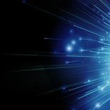 Moderne kerst en nieuwjaarskaart sprankelend blauw licht 2