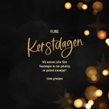 Moderne kerstkaart foto kerstballen 3