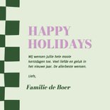 Moderne kerstkaarten met groene blokjes 2027 3