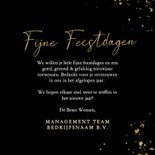 Moderne luxe kerstkaarten marmer jaartal zwart en groen 3