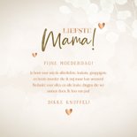 Moderne Moederdag kaart eucalyptus hartjes 'Liefste mama!' 3