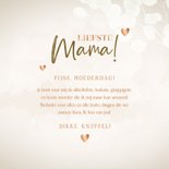 Moderne Moederdag kaart eucalyptus hartjes 'Liefste mama!' 3