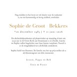 Moderne rouwkaart kleurrijke vlinder watercolor verfstreep 3